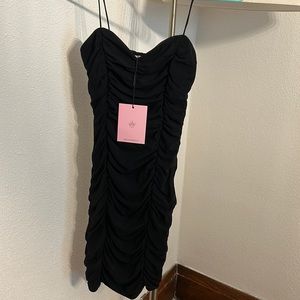 Black cocktail dress